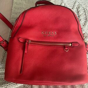Red Guess backpack